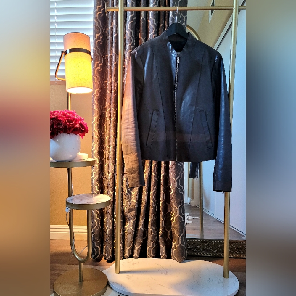 Women's elegant and unique leather jacket